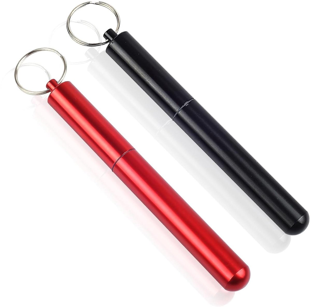 Allecto Plus - 2 pack hulzen aluminium afdichting, zwart waterdicht, geurremmend - 120 mm - voor buis transport - luchtdicht - geurtjes box - buizen transport - waterdicht