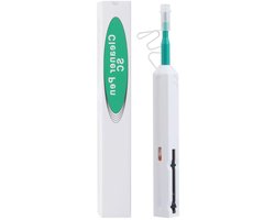 Allecto Plus - Glasvezel Optic Cleaner Pen voor 25 mm SC/ST/FC-connectoren - Reiniging End Face Fiber Smart Cleaner - Wit.