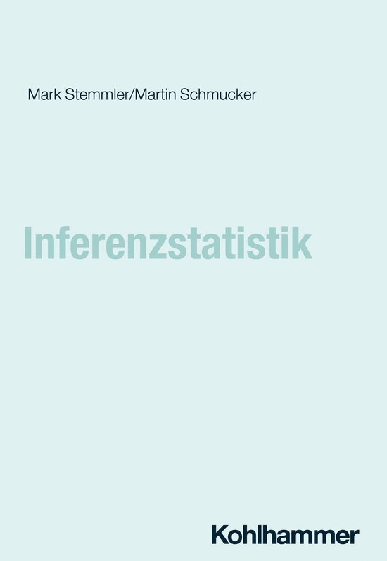 Inferenzstatistik - cover