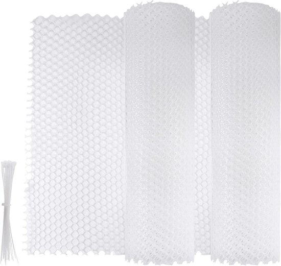 Foto: Inovra plus decoratief kunststof gaas hek 16 inch x 98 voet tuinhek met ritsbanden tijdelijke schermen veelzijdig gebruik