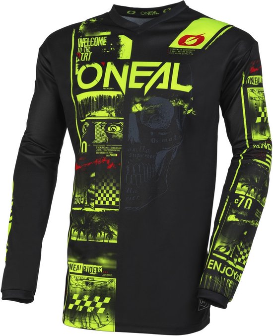 Maillot De Motocross Enfant Oneal Element Shocker - Taille Enfant - Neuf Sous Emballage - Garantie 2 Ans