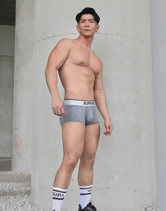 Supawear HERO Tronc Grijs foncé - Taille S - Boxer Homme - Boxers pour hommes - Cadeaux pour homme