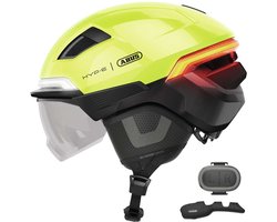Fietshelm ABUS HYP-E BL.ACE signal yellow S - 51-55 cm - geel - Geschikt voor gebruik op speed pedelecs - elektrische fietsen - snorfietsen - NTA-8776 685 g