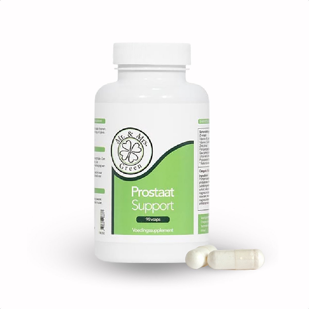 Goedkoopste Mr and Mrs Green Prostaat Support - Zaagpalm & Zink Supplement - Ondersteunt Prostaatfunctie & Vruchtbaarheid - 90 Capsules