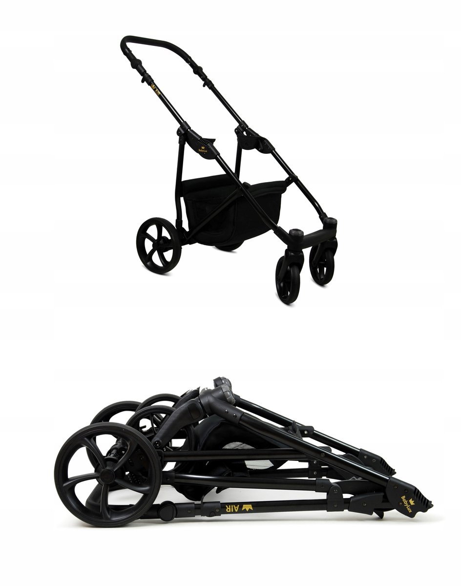 BabyLux® AIR 3in1 Kinderwagen - Opklapbaar in Sweet Pink - afbeelding 3