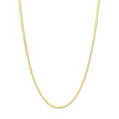 Collier Glams plaqué ion oméga 0 mm 40 + 5 cm - Acier