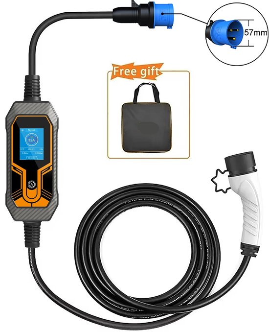 EV Laadkabel Opbergtas – Vilten Organizer Voor Kabel & Accessoires, Waterdicht, Rond Of Vierkant