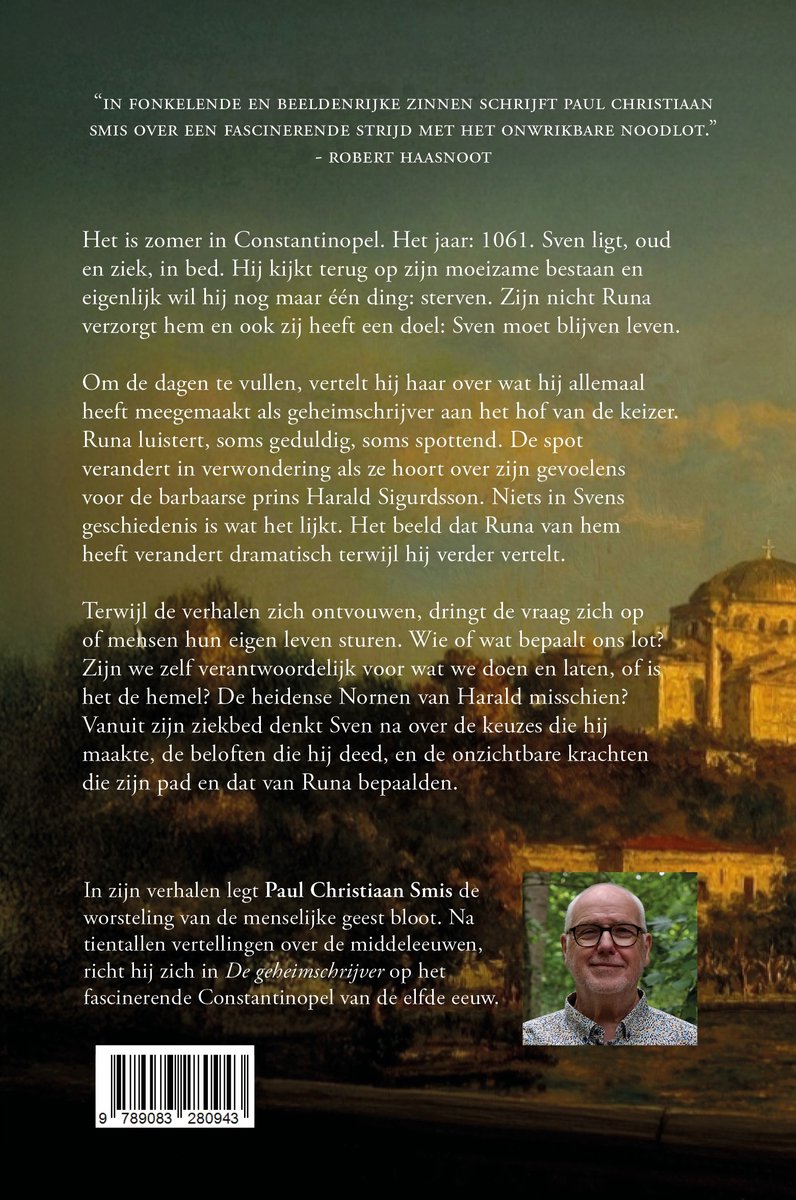 De geheimschrijver. Een kwestie van vertrouwen - back cover