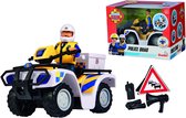 Simba - Brandweerman Sam - Politie quad inclusief figuur - Speelgoedvoertuig - Vanaf 3 jaar