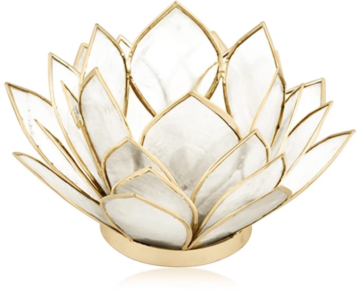 Lotus sfeerlicht Capiz schelp naturel