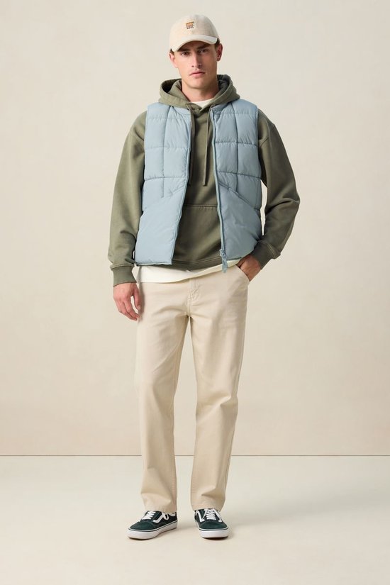 Lichtblauwe Quilted Bodywarmer