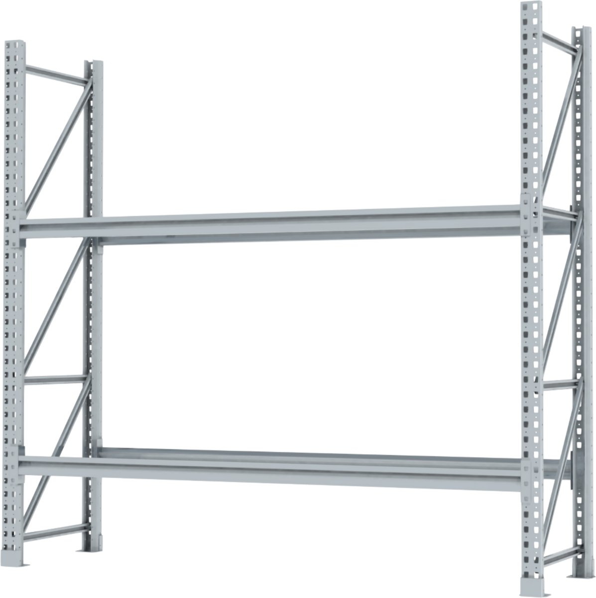 Povag Bandenstelling - Bandenrek - 200x214x60 cm - 450 kg per legniveau - 2 legniveaus - Gegalvaniseerd staal