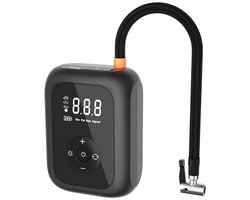 Fietspomp - fietspomp elektrisch - fietspompen - Draadloze autobandenpomp - Elektrische fietspomp - Draagbare luchtcompressor met LCD-scherm - 150 PSI - Bandenpomp voor auto, fiets, motorfiets en bal