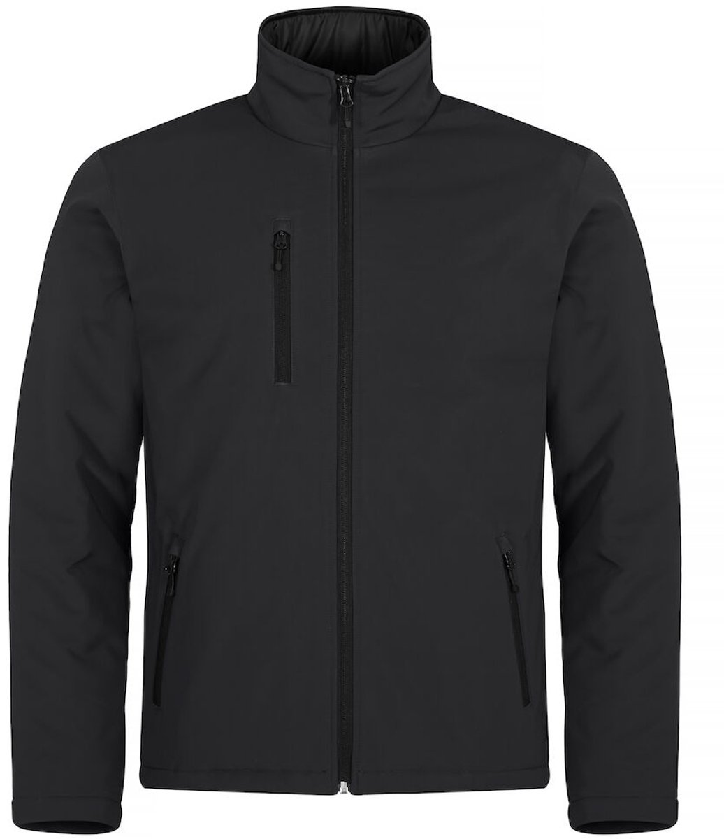 Clique Padded Softshell Jacket 0200954 - Zwart - L