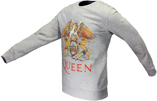 Queen Massive Crest Logo Sweatshirt Trui - Officiële Merchandise - M