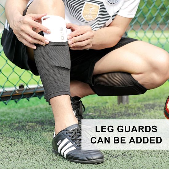 Allecto Plus - Voetbalsokken en Polsbanden Set voor tieners en volwassenen - Zwart met Zakjes voor Voetbalspel en Training van Allecto Plus — afbeelding 4