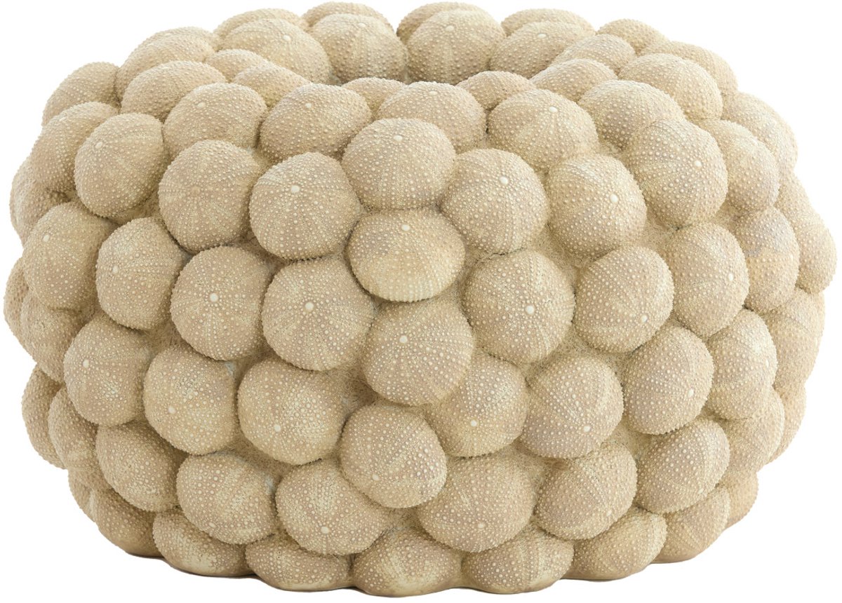 Light & Living Vaas SEA URCHIN - Ø40x23.5cm - Bruin