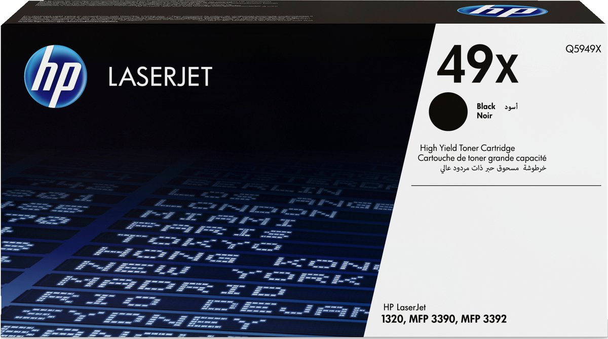HP 49X - Tonercartridge / Zwart