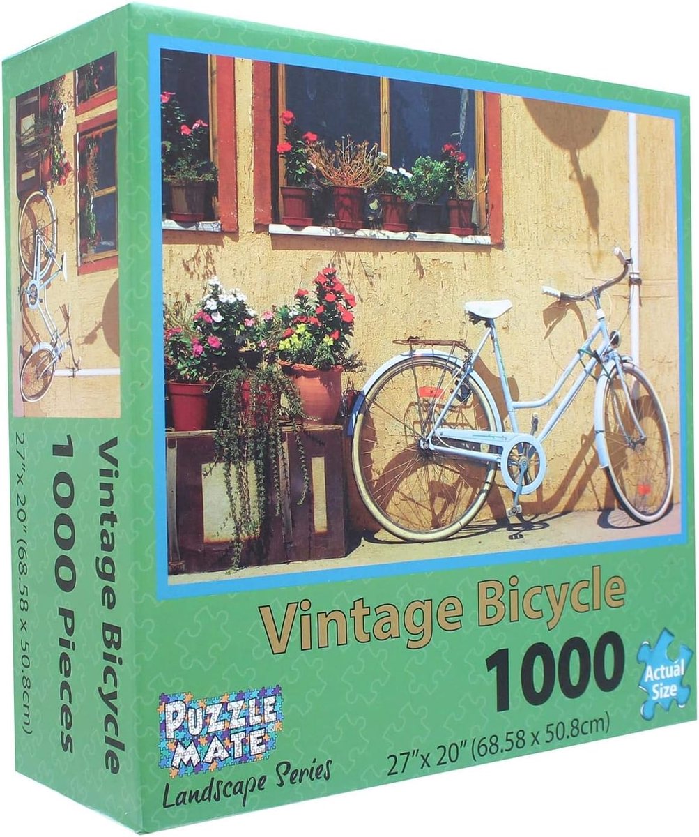 Puzzle Mate – Vintage Bicycle – Legpuzzel 1000 stukjes - 68,6 × 50,8 cm 14+