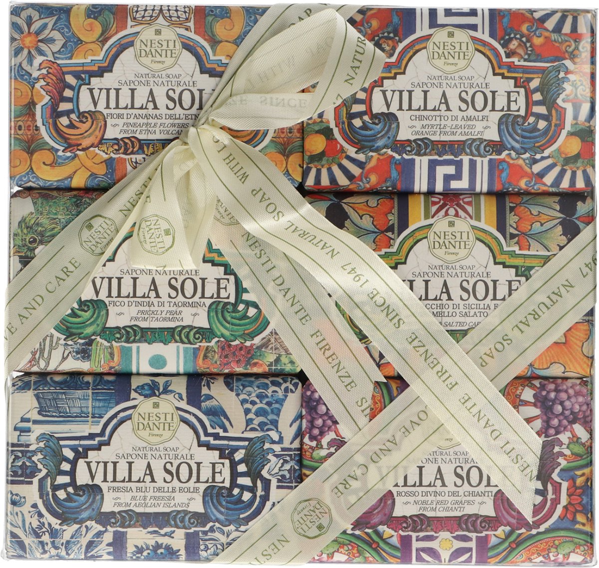 Nesti Dante Villa Sole Geschenkset Zeep 6x150gr.