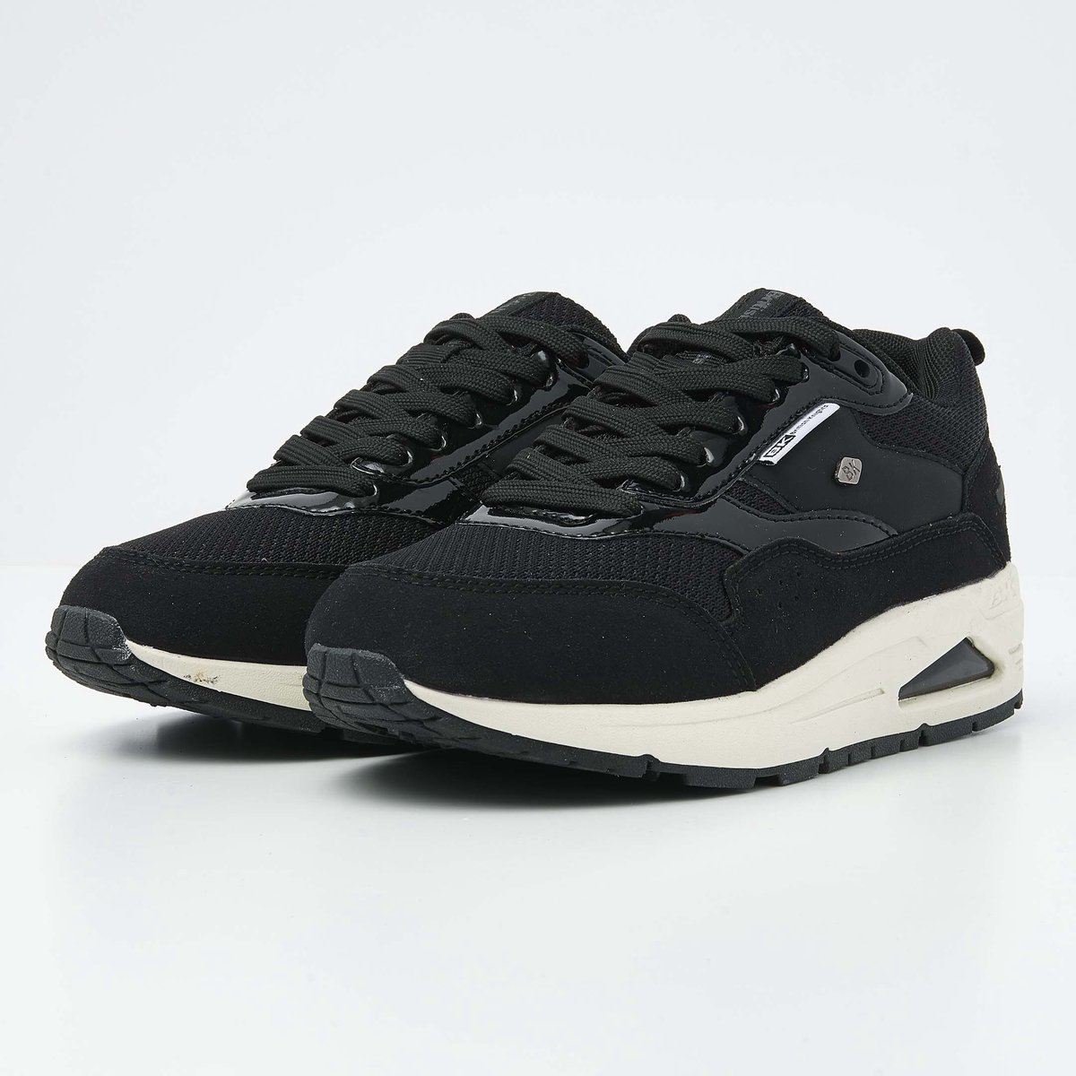 British Knights - Lennox Dames Sneakers Laag - Maat 38 - Zwart - Vrouwen Schoenen