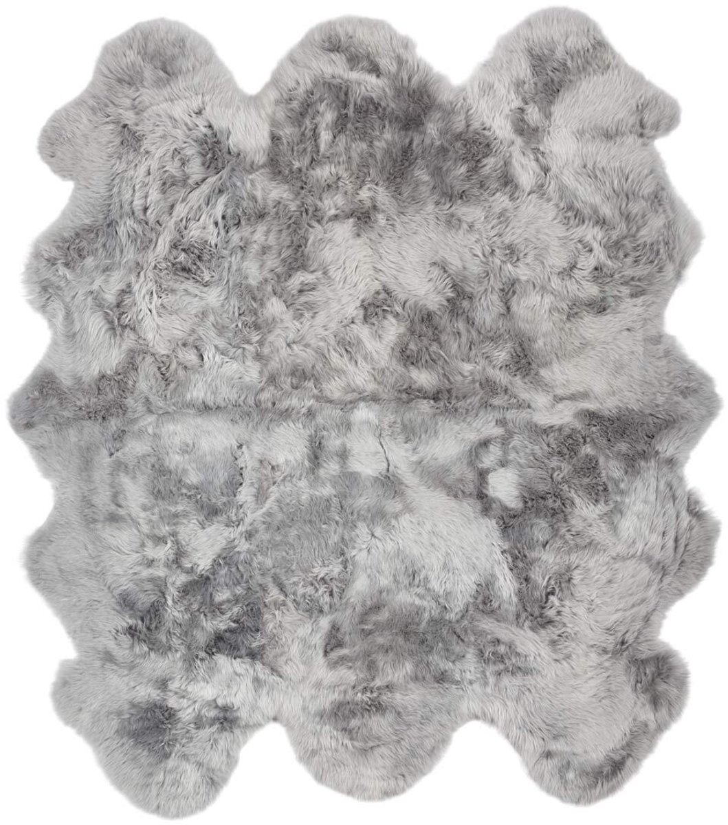 Natures Collection - Premium 6 dubbele Nieuw- Zeelandse schapenvacht - Langharig - Kleed 180x162 cm
