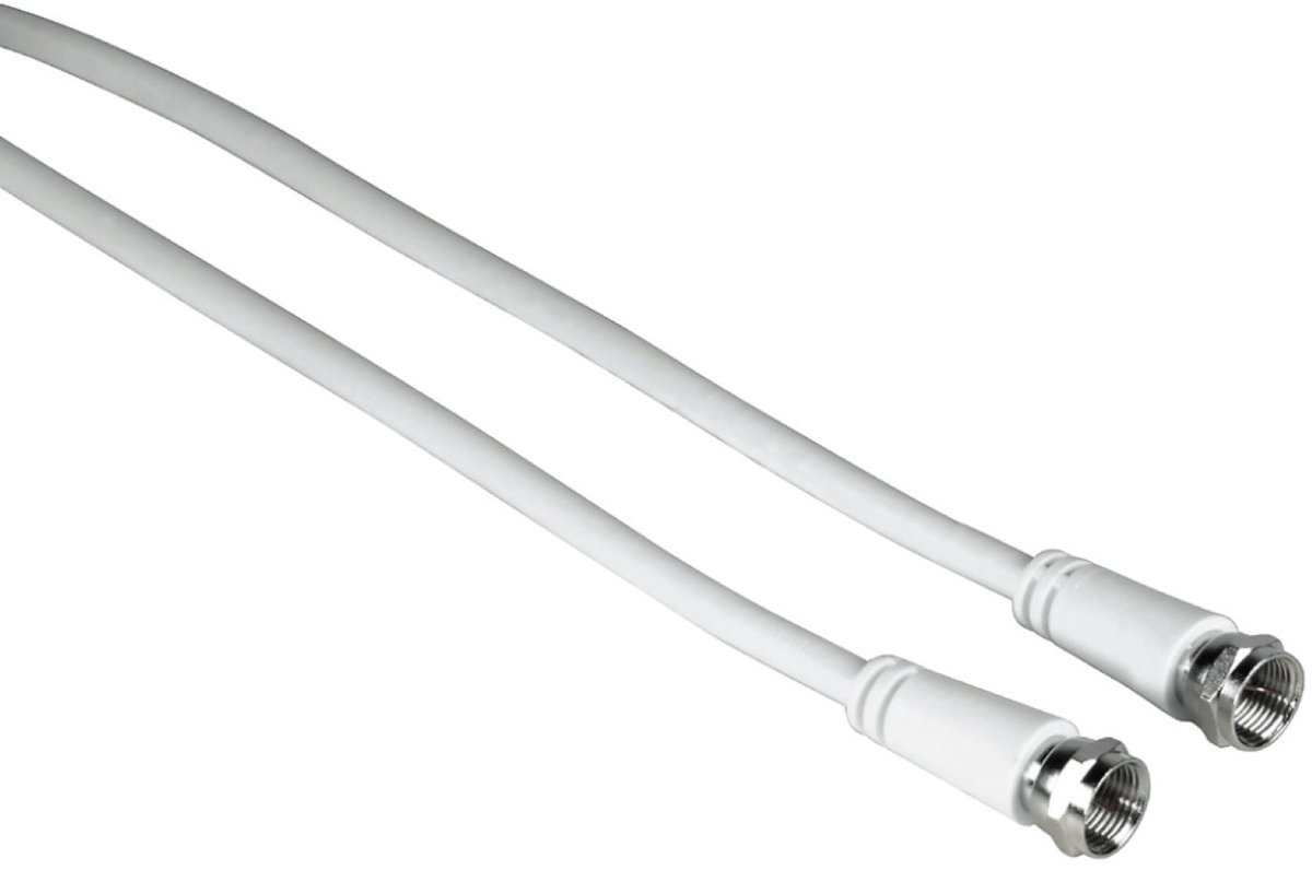 Hama Verb.Kabel 2X F-Plug Wit 3M Ve=25