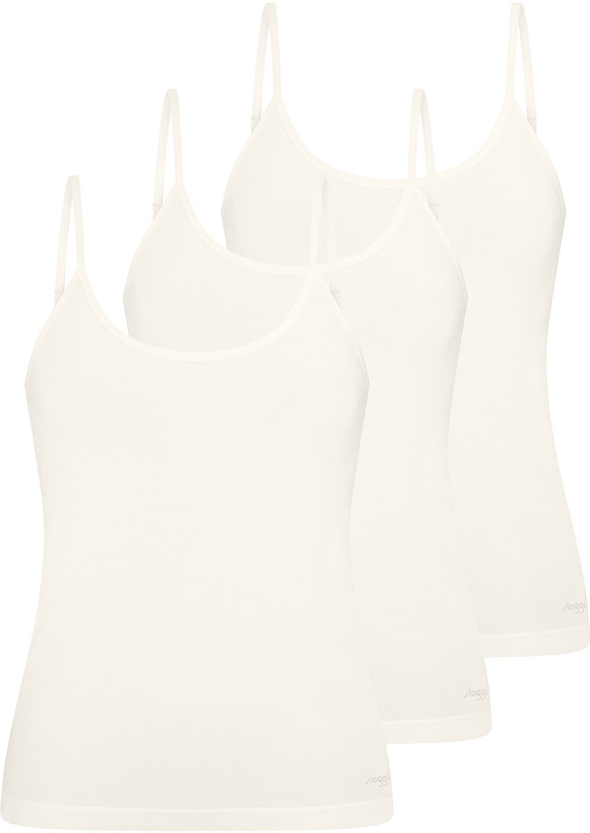 sloggi Dames spaghettitop 3 pack GO Sense