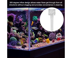 Aquatisch Glas Lelie Pijp - Aquarium Olie Skimmer - Acryl Water Olie Schoon Tool Voor Geplant Tank Filter 1/2 ''(12/16mm)