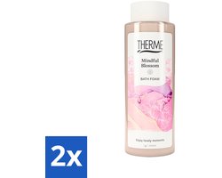 Therme - Mindful Blossom - Badschuim - Verfrissend - Verzorgend - 500ml - Voordeelverpakking - 2 stuks