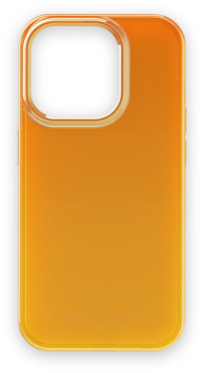 iDeal of Sweden Clear Case Mid geschikt voor Apple iPhone 15 Pro Orange Spritz