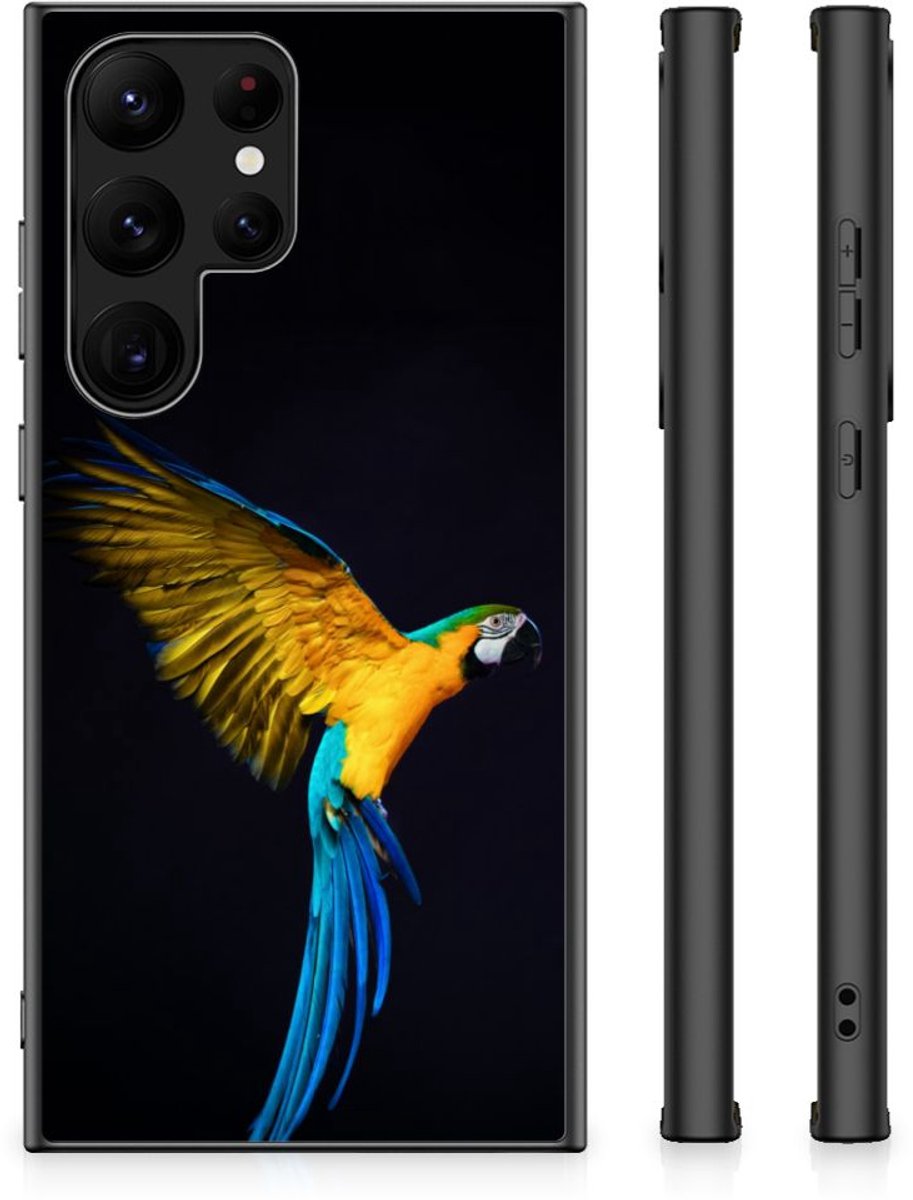 Samsung Galaxy S23 Ultra Dierenprint Telefoonhoesje Papegaai