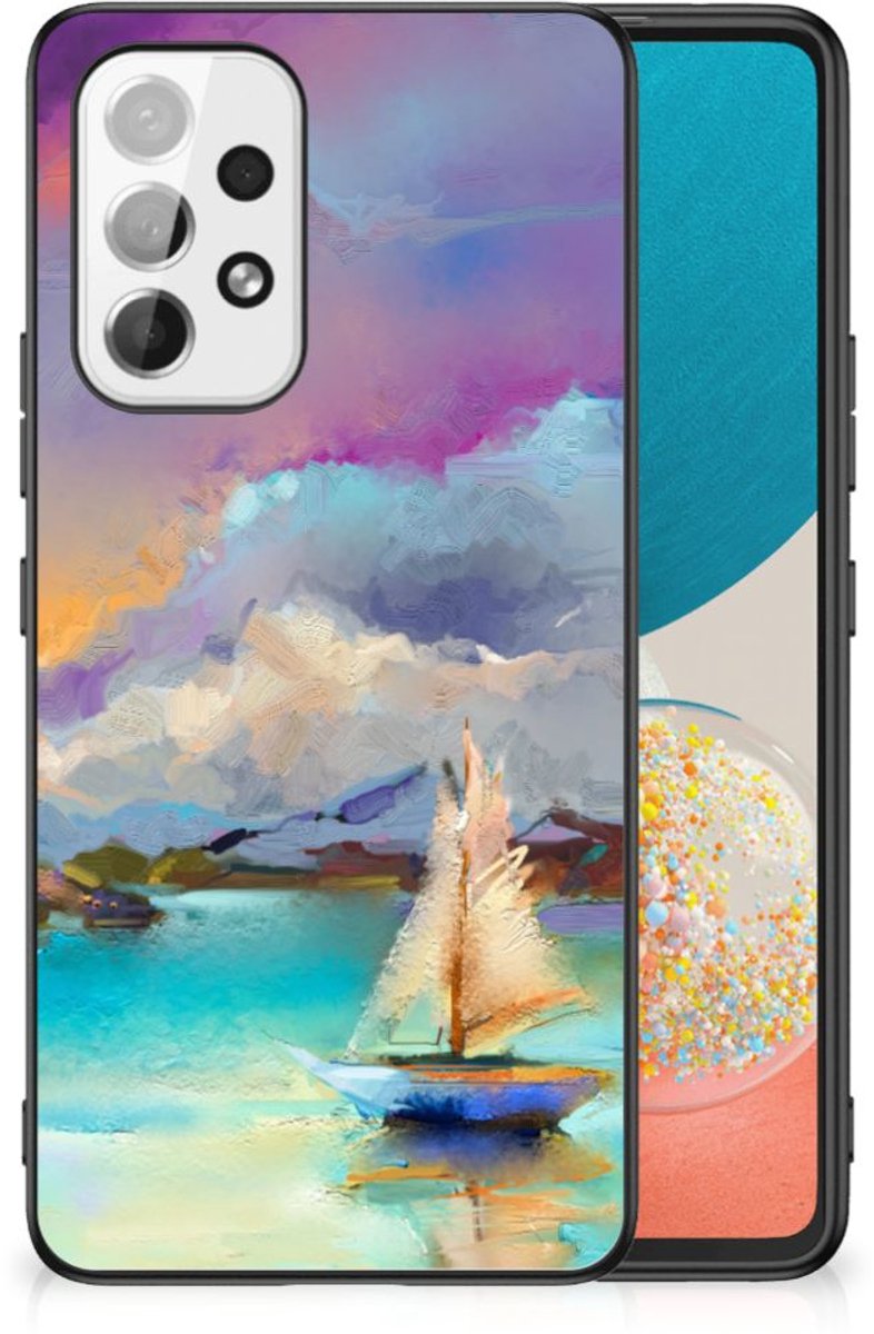 Kleurrijke Telefoonhoesje Samsung Galaxy A53 Boat