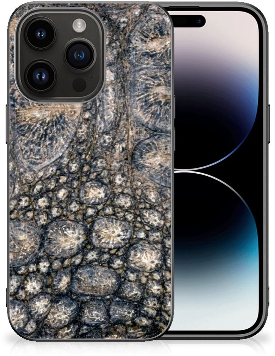 iPhone 15 Pro Dierenprint Telefoonhoesje Krokodillenprint