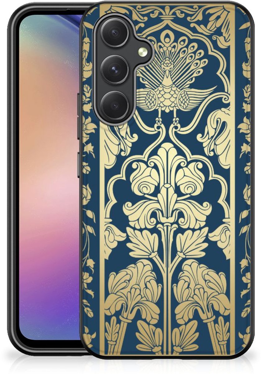 Samsung Galaxy A54 Bloemen Hoesje Beige Flowers