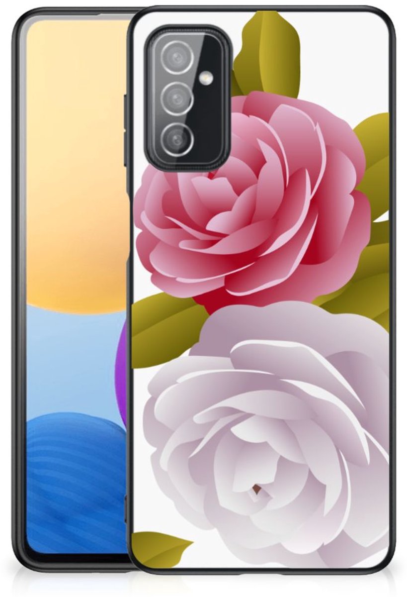 Samsung Galaxy M52 Bloemen Hoesje Roses