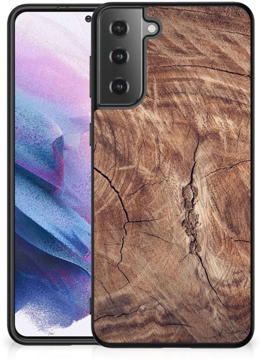 Samsung Galaxy S21 Plus Houten Print Telefoonhoesje Tree Trunk