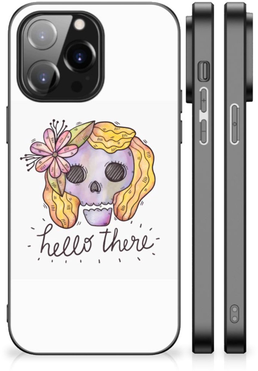 Telefoonhoesje iPhone 14 Pro Max Boho Skull