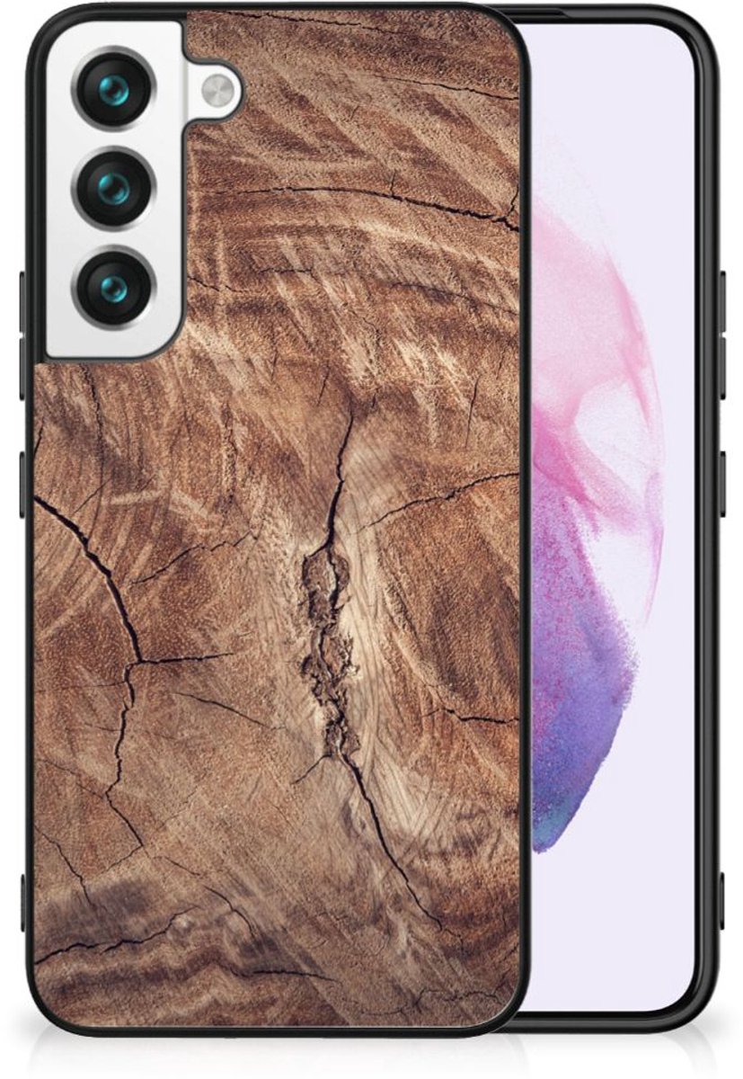 Samsung Galaxy S22 Houten Print Telefoonhoesje Tree Trunk