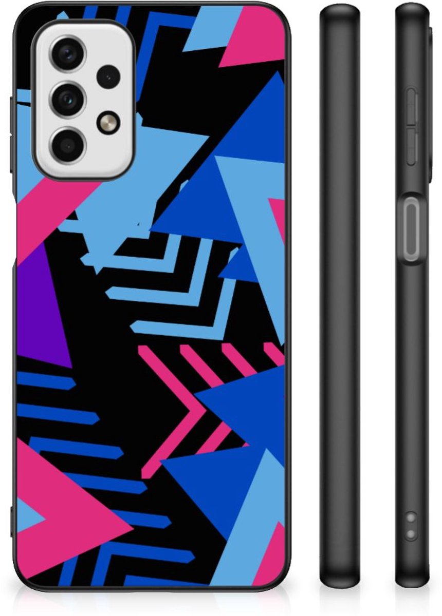 Back Cover voor Samsung Galaxy A23 Backcover Funky Triangle