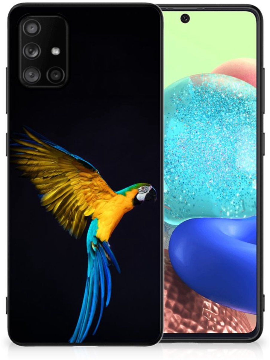 Samsung Galaxy A71 Dierenprint Telefoonhoesje Papegaai