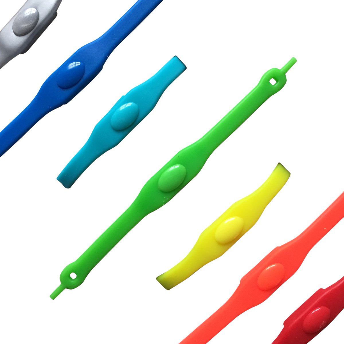 SHOEPS XL elastische veters MIX 8 pieces