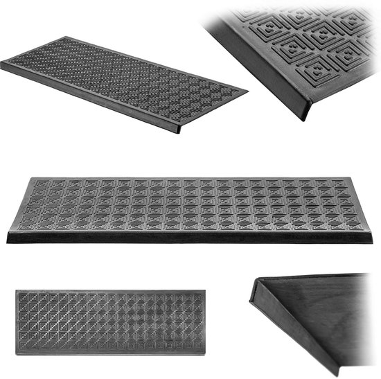 Trapmat met noppen 75x25cm - Damen Rubber