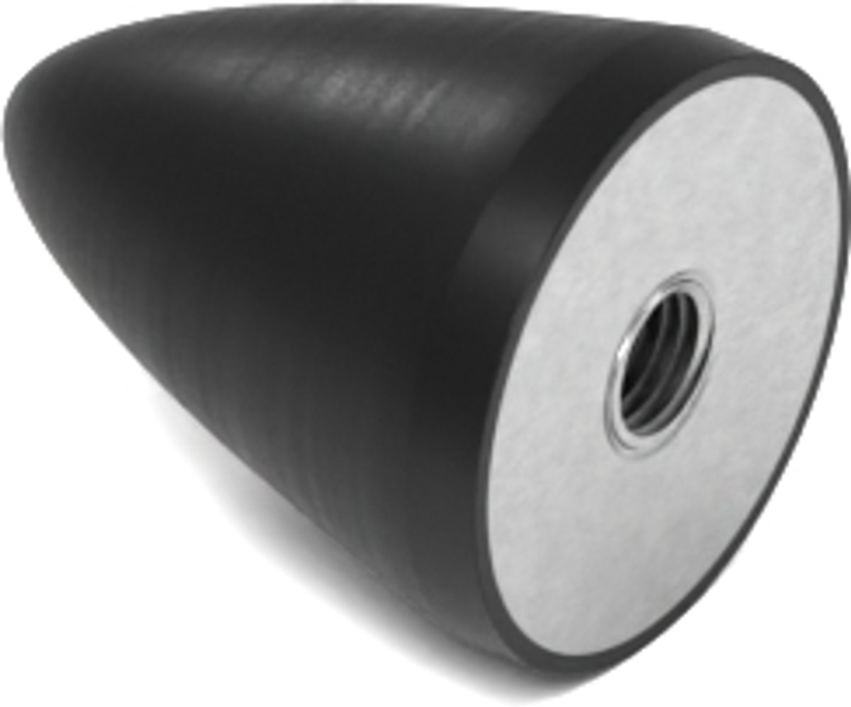 Rubbermagazijn - Parabool demper Type KP/E 30x36mm - M8 - Set 10 stuks