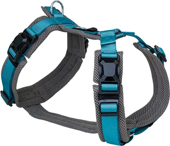 Harnais Petlando Magnetech Y-Dog Comfort Anthracite/ Petrol