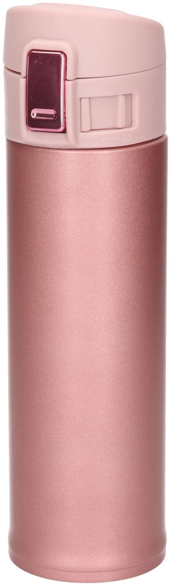 Concorde Thermofles / isoleerkan - lichtroze - 450 ml - RVS - thermosflessen / isoleerflessen