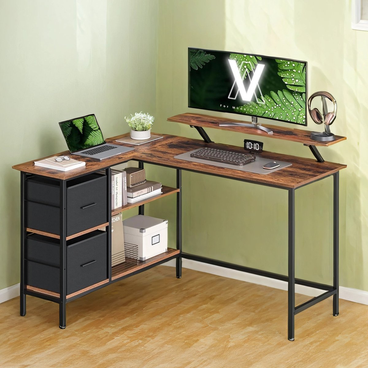 Bureau - L-Vormig - Hoekbureau - 2 Lades