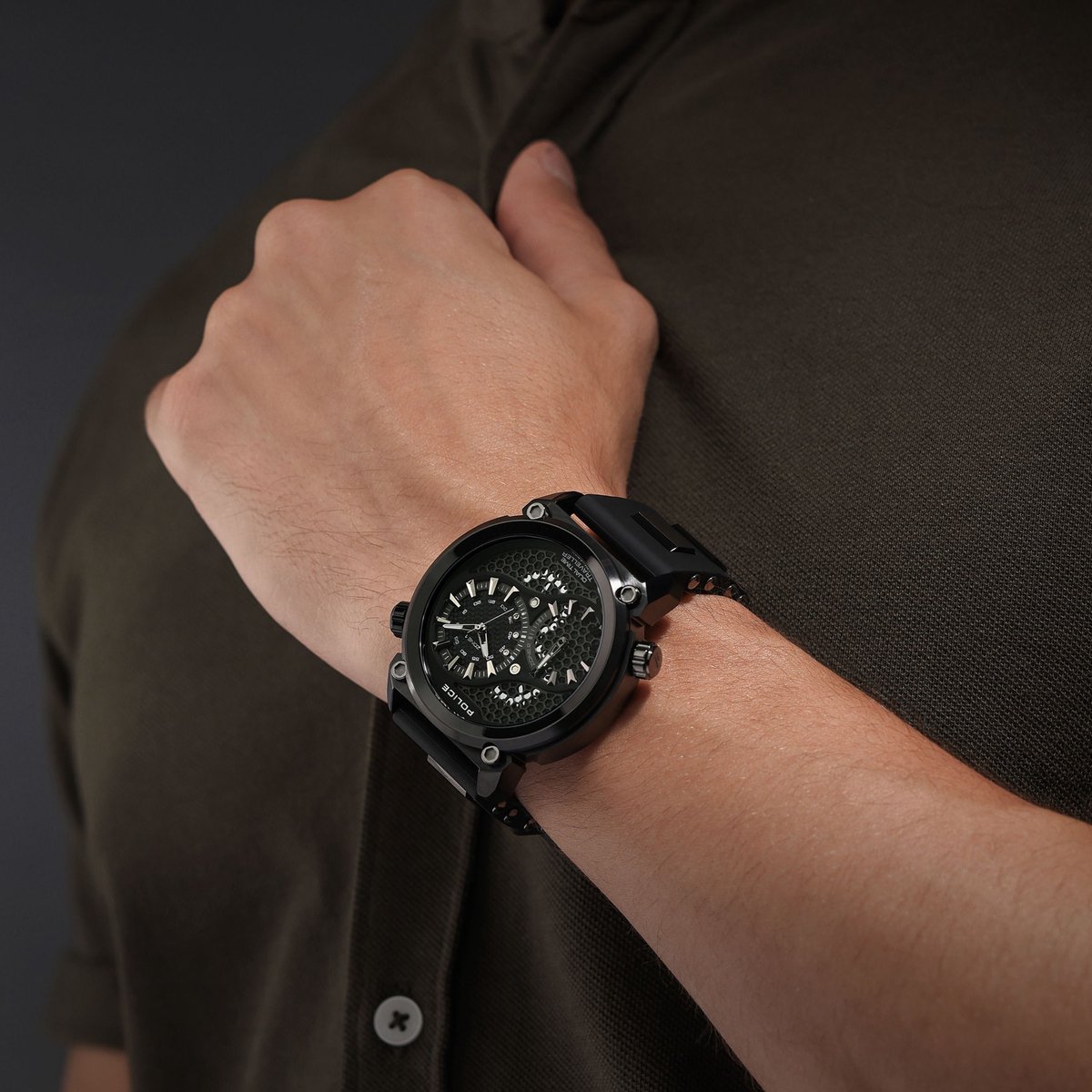 Dual time horloge Boa Black