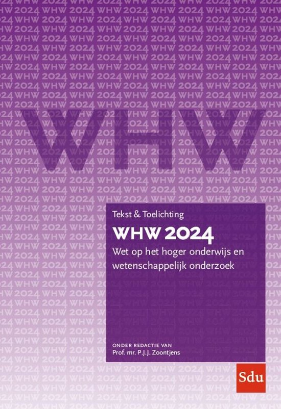 Tekst & Toelichting - WHW 2024 Tekst & Toelichting - cover