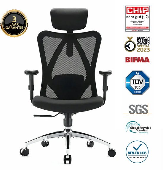 SIHOO M18 Ergonomische Bureaustoel met Verstelbare - SIHOO - €165,00